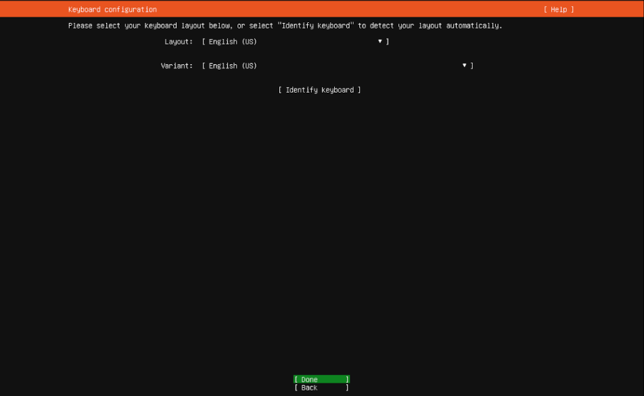 Selecting keyboard