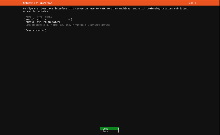 DHCP IP address